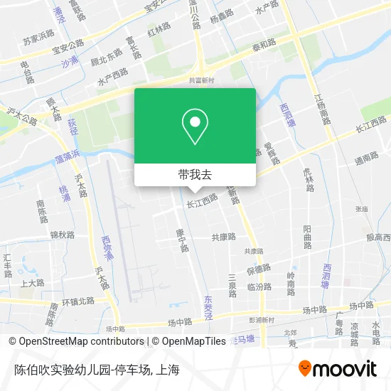 陈伯吹实验幼儿园-停车场地图