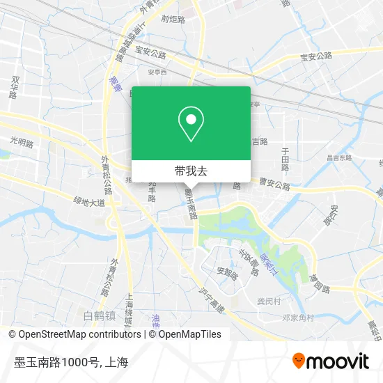 墨玉南路1000号地图