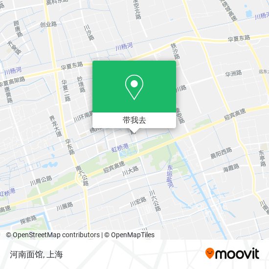 河南面馆地图