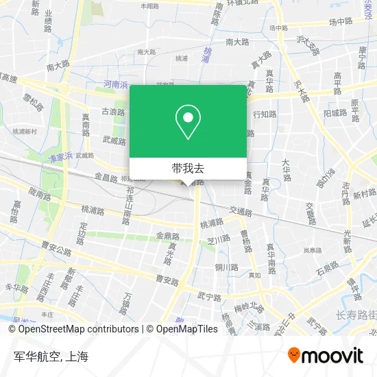 军华航空地图