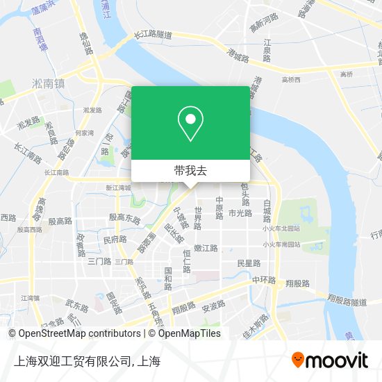 上海双迎工贸有限公司地图