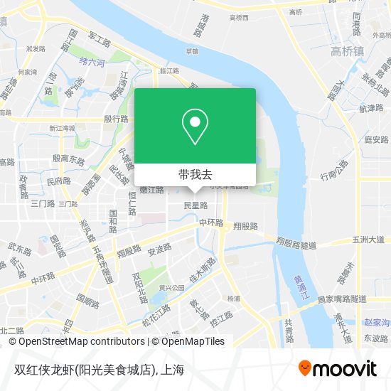 双红侠龙虾(阳光美食城店)地图