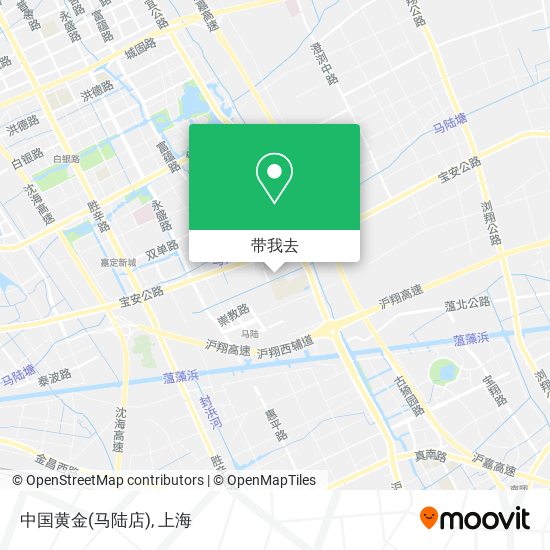 中国黄金(马陆店)地图