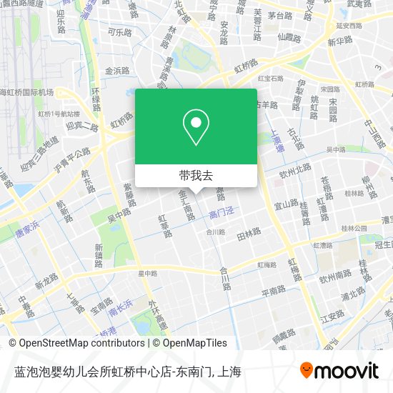 蓝泡泡婴幼儿会所虹桥中心店-东南门地图