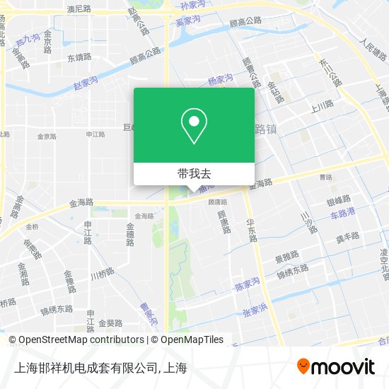 上海邯祥机电成套有限公司地图