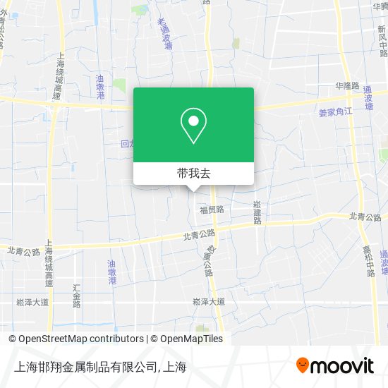 上海邯翔金属制品有限公司地图