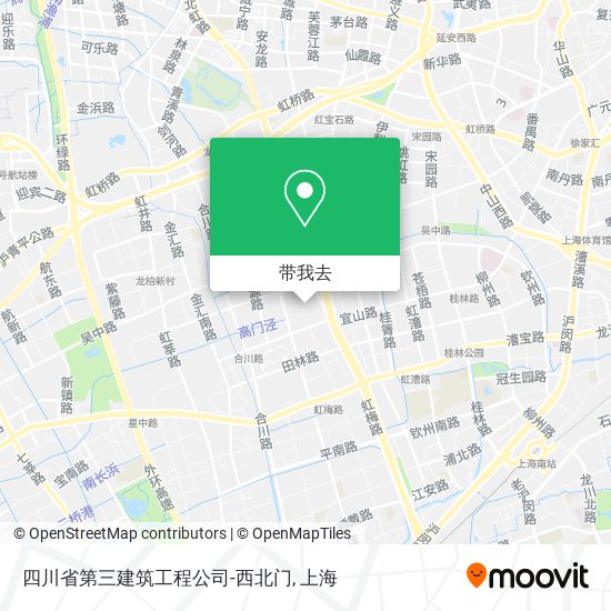 四川省第三建筑工程公司-西北门地图