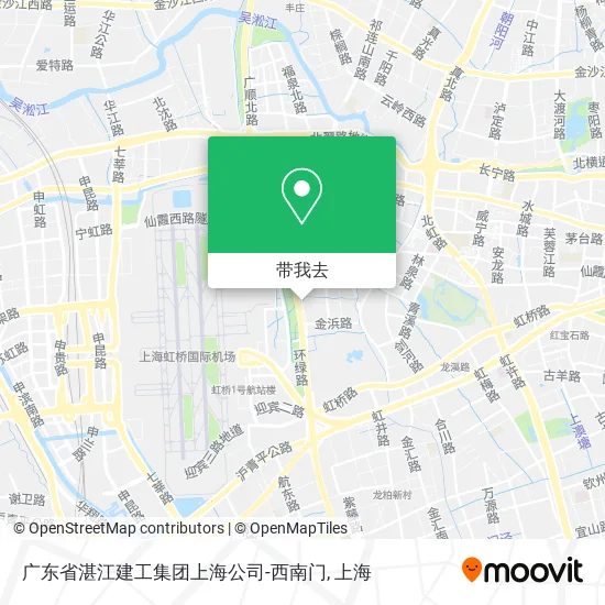 广东省湛江建工集团上海公司-西南门地图