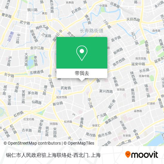 铜仁市人民政府驻上海联络处-西北门地图