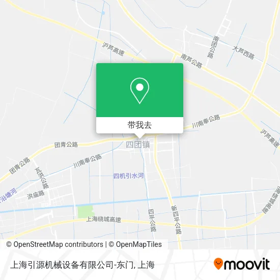 上海引源机械设备有限公司-东门地图