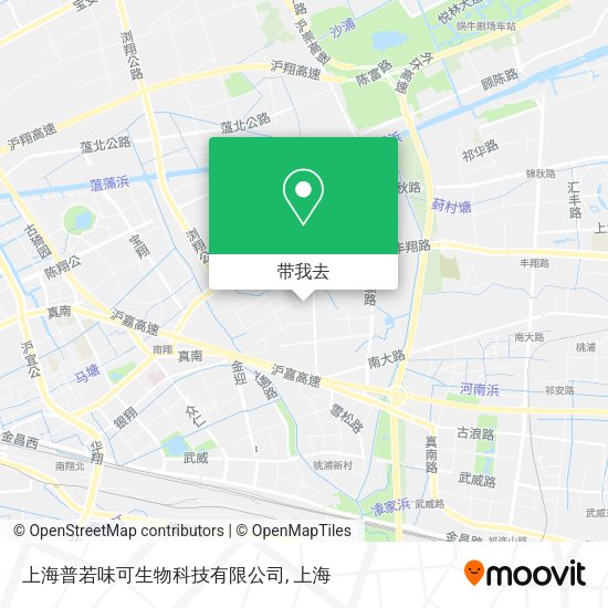 上海普若味可生物科技有限公司地图