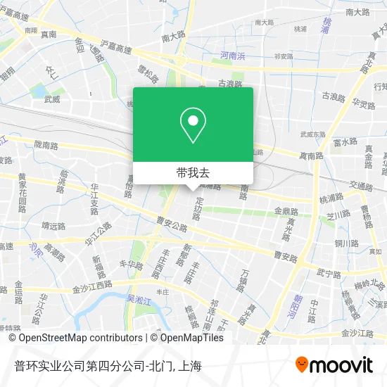 普环实业公司第四分公司-北门地图