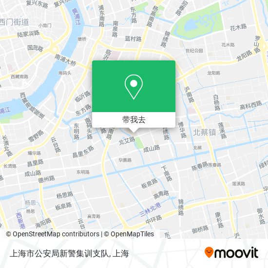 上海市公安局新警集训支队地图