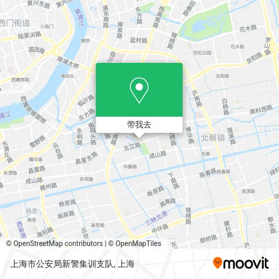 上海市公安局新警集训支队地图