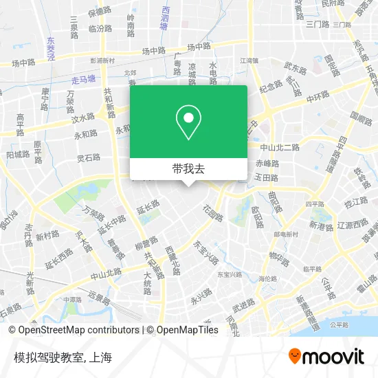 模拟驾驶教室地图