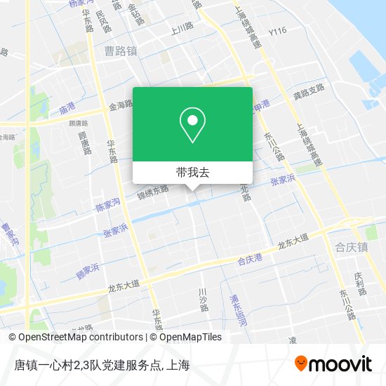 唐镇一心村2,3队党建服务点地图