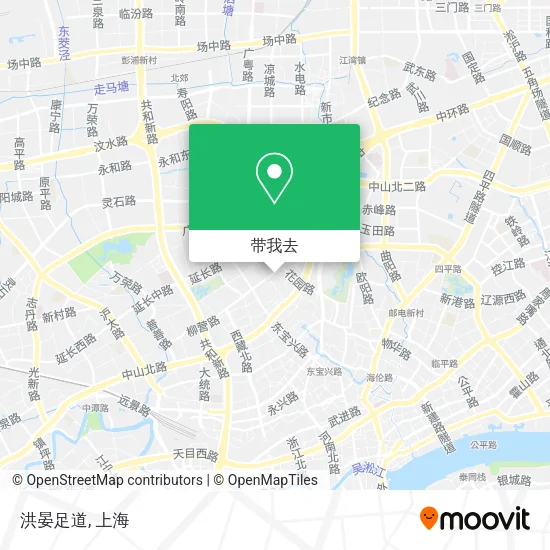 洪晏足道地图