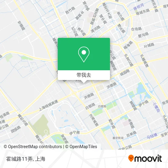 霍城路11弄地图