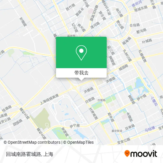 回城南路霍城路地图