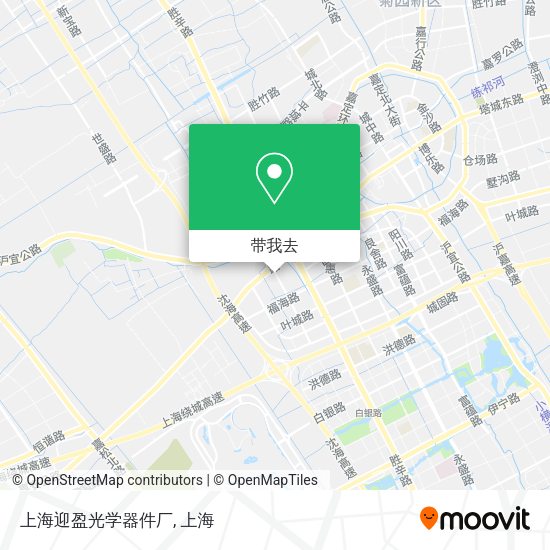 上海迎盈光学器件厂地图