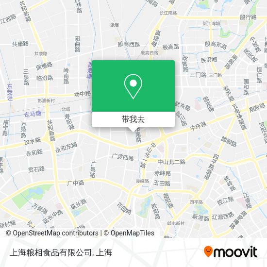 上海粮相食品有限公司地图