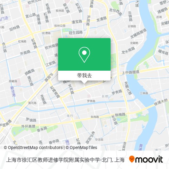 上海市徐汇区教师进修学院附属实验中学-北门地图