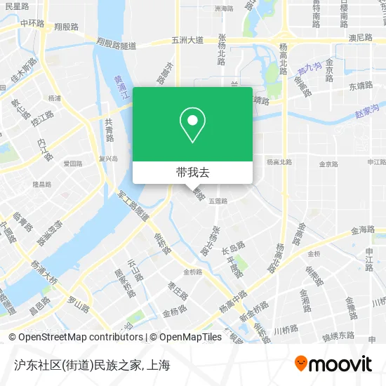 沪东社区(街道)民族之家地图