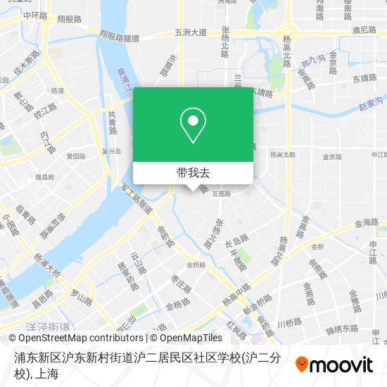 浦东新区沪东新村街道沪二居民区社区学校(沪二分校)地图