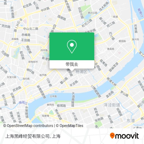 上海黑峰经贸有限公司地图