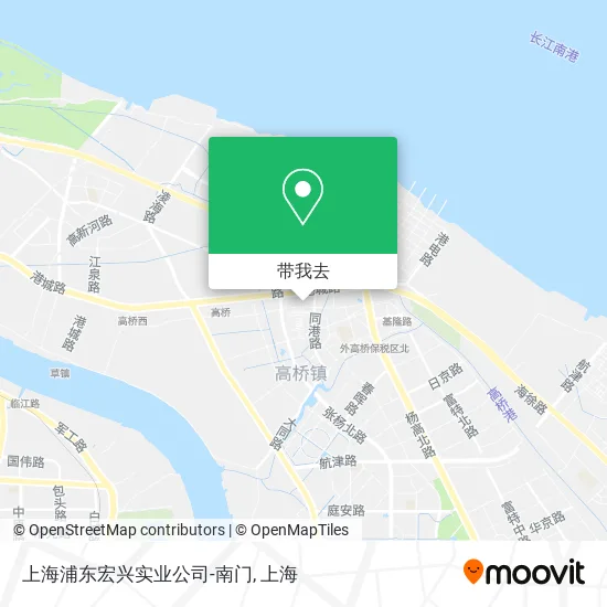上海浦东宏兴实业公司-南门地图