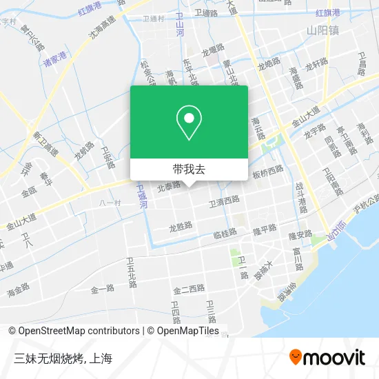 三妹无烟烧烤地图