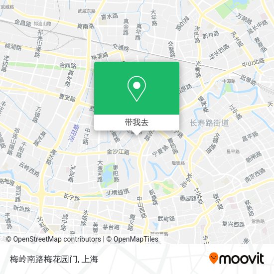 梅岭南路梅花园门地图