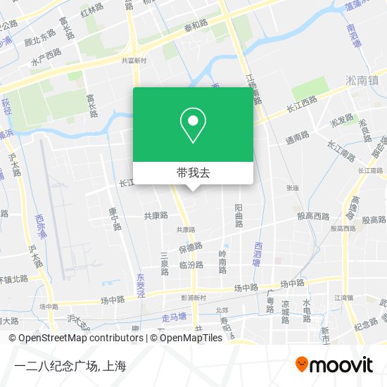 一二八纪念广场地图