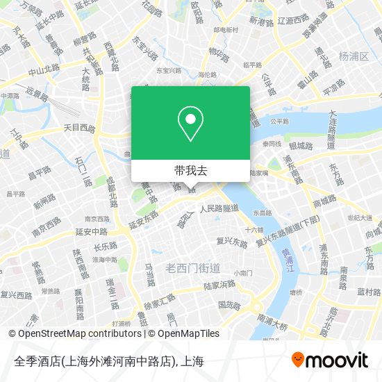 全季酒店(上海外滩河南中路店)地图