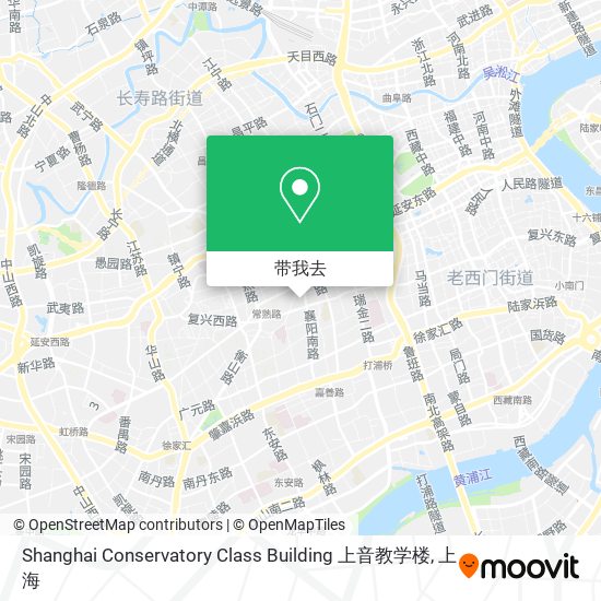 Shanghai Conservatory Class Building 上音教学楼地图