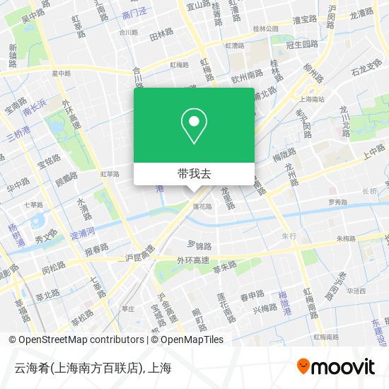 云海肴(上海南方百联店)地图