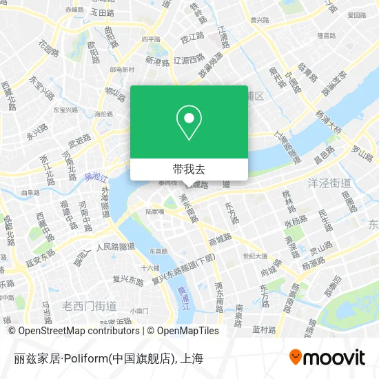 丽兹家居·Poliform(中国旗舰店)地图