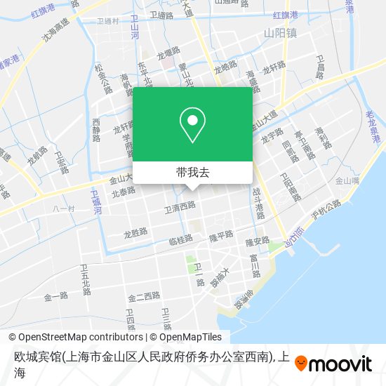 欧城宾馆(上海市金山区人民政府侨务办公室西南)地图