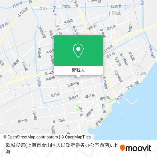 欧城宾馆(上海市金山区人民政府侨务办公室西南)地图