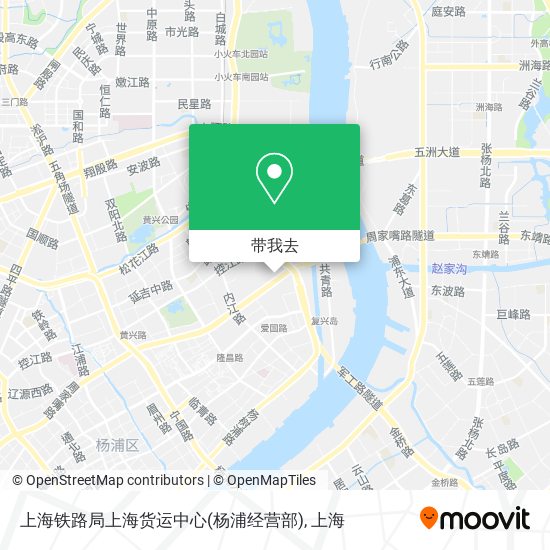 上海铁路局上海货运中心(杨浦经营部)地图