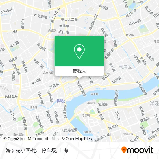 海泰苑小区-地上停车场地图