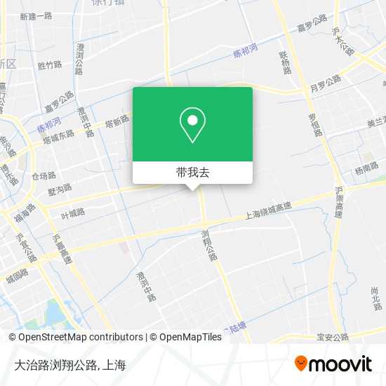 大治路浏翔公路地图