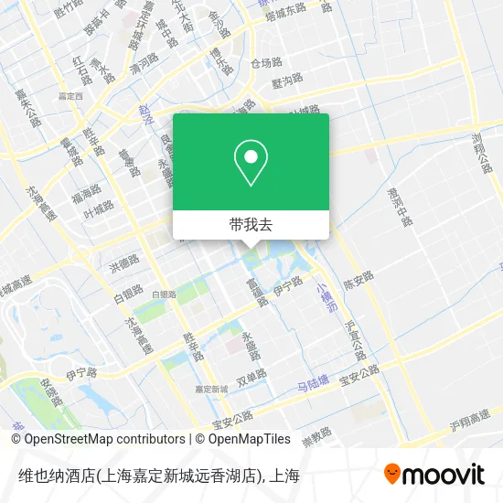 维也纳酒店(上海嘉定新城远香湖店)地图