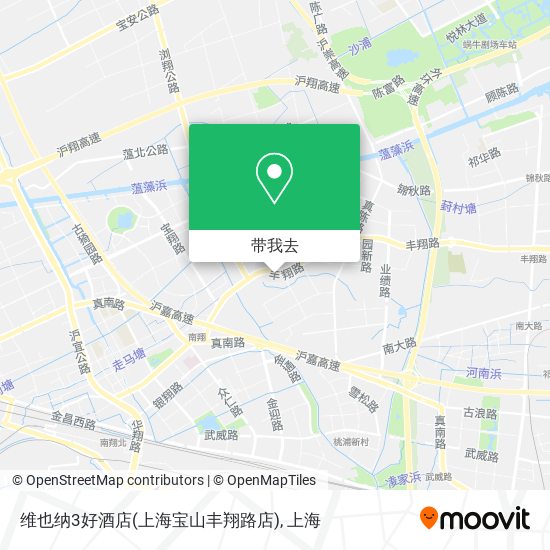 维也纳3好酒店(上海宝山丰翔路店)地图