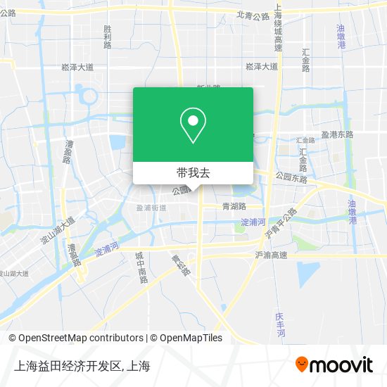 上海益田经济开发区地图