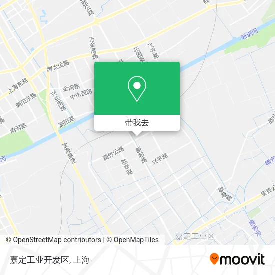 嘉定工业开发区地图