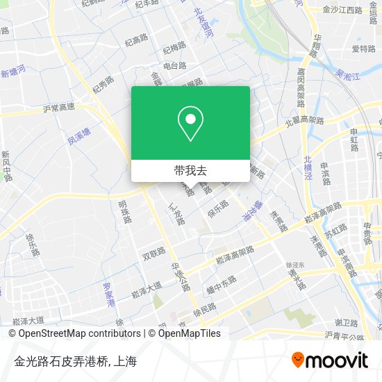 金光路石皮弄港桥地图