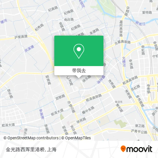 金光路西厍里港桥地图