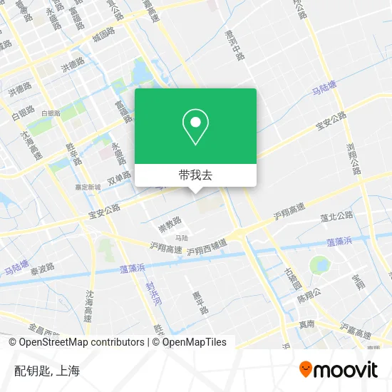 配钥匙地图