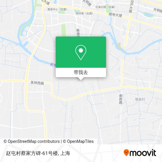 赵屯村蔡家方碑-61号楼地图